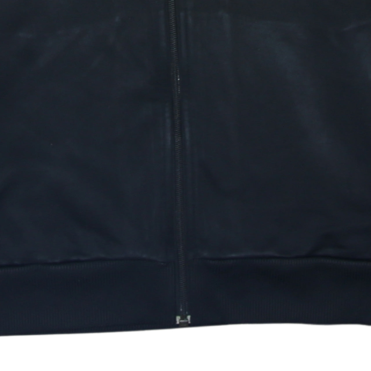 Adidas Boys Black Full Zip Hoodie 13-14 Years Grey Trim Hooded Sweatshirt