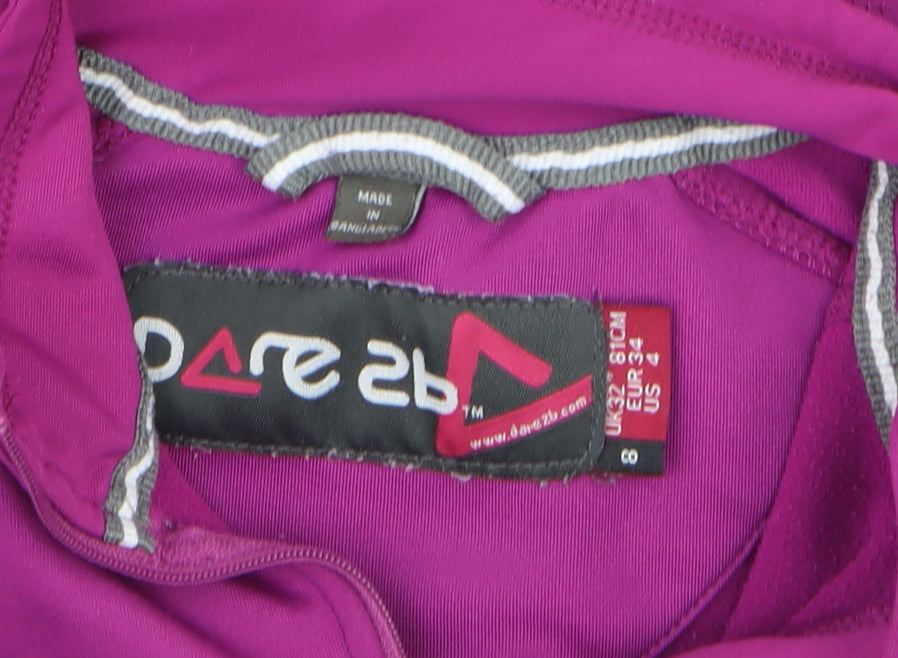 Dare 2b Womens Pink 1/2 Zip Pullover Sweatshirt Size 8