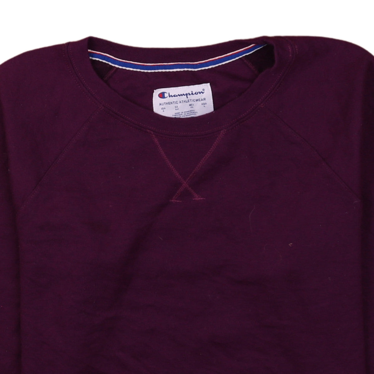 Champion Women's Purple Crew Neck Pullover Sweatshirt Size S
