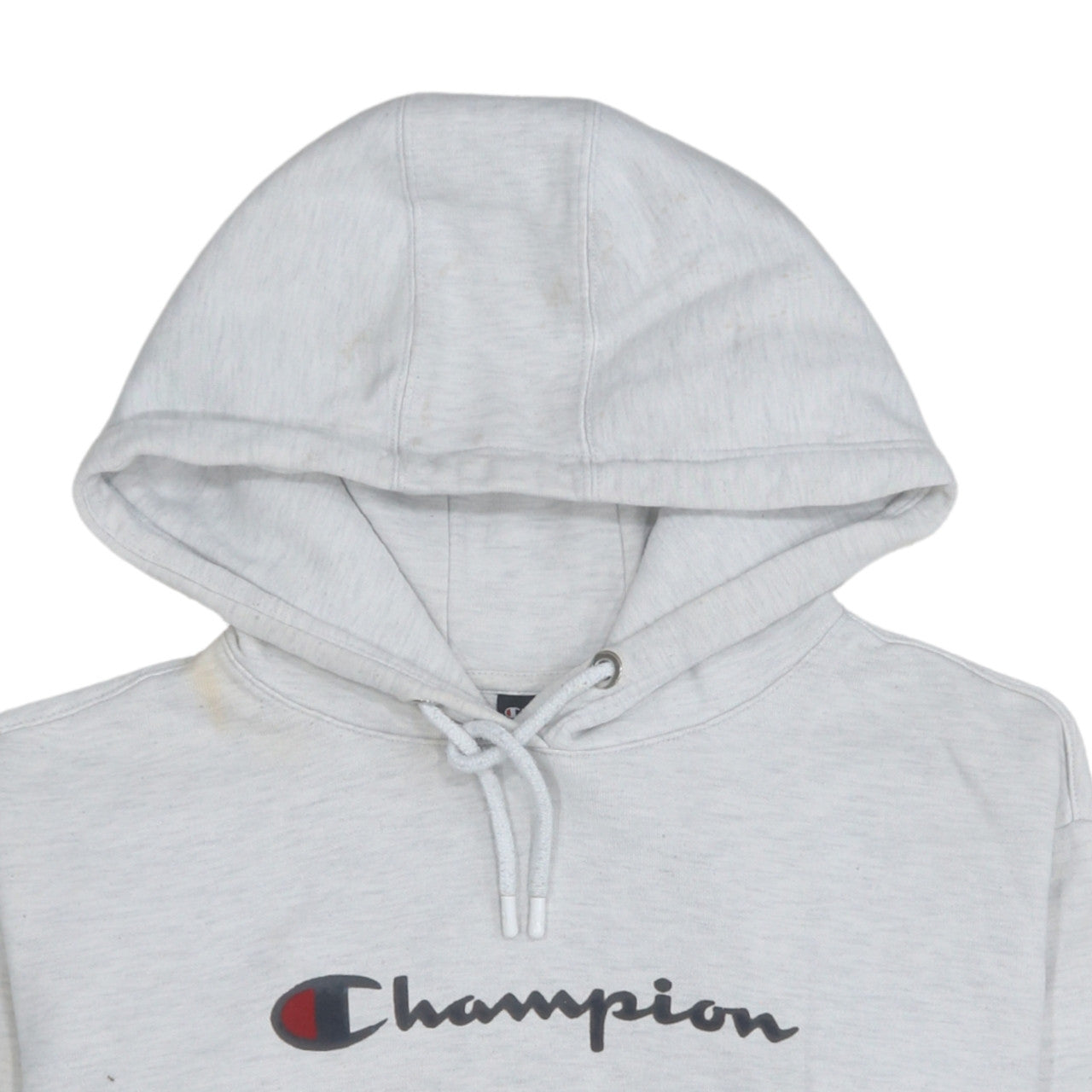 Champion Men's Grey Pullover Hoodie Small Logo Sportswear