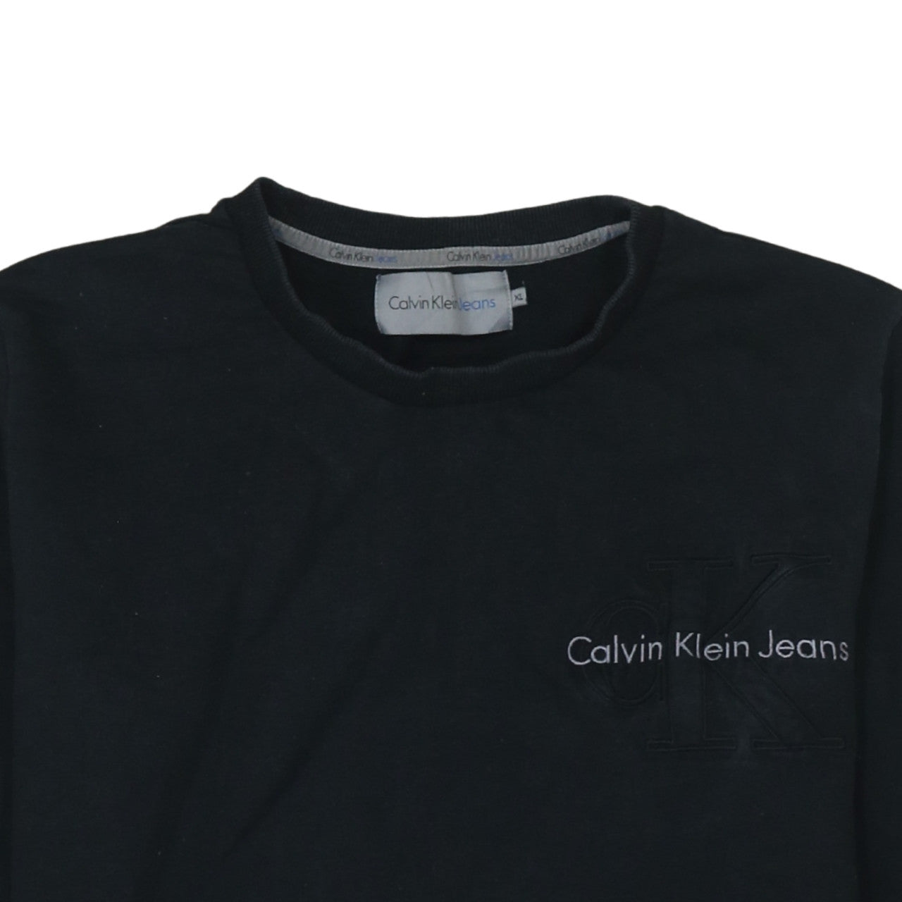 Calvin Klein Jeans Men's Black XL Pullover Sweatshirt
