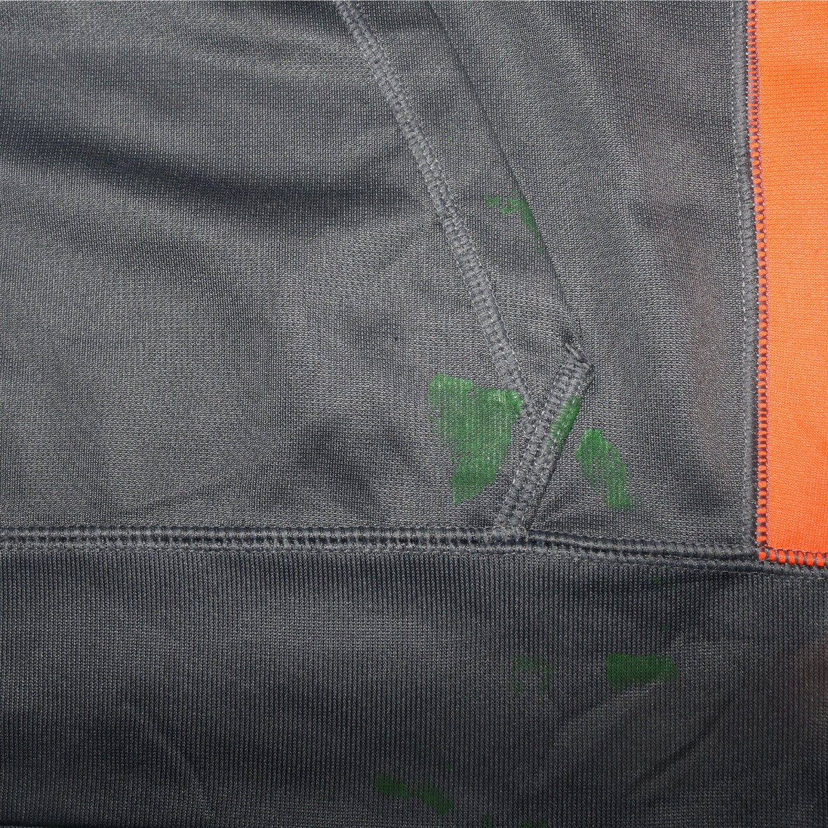 Nike Boys Grey Orange Therma-Fit Pullover Hoodie XL Polyester Fleece