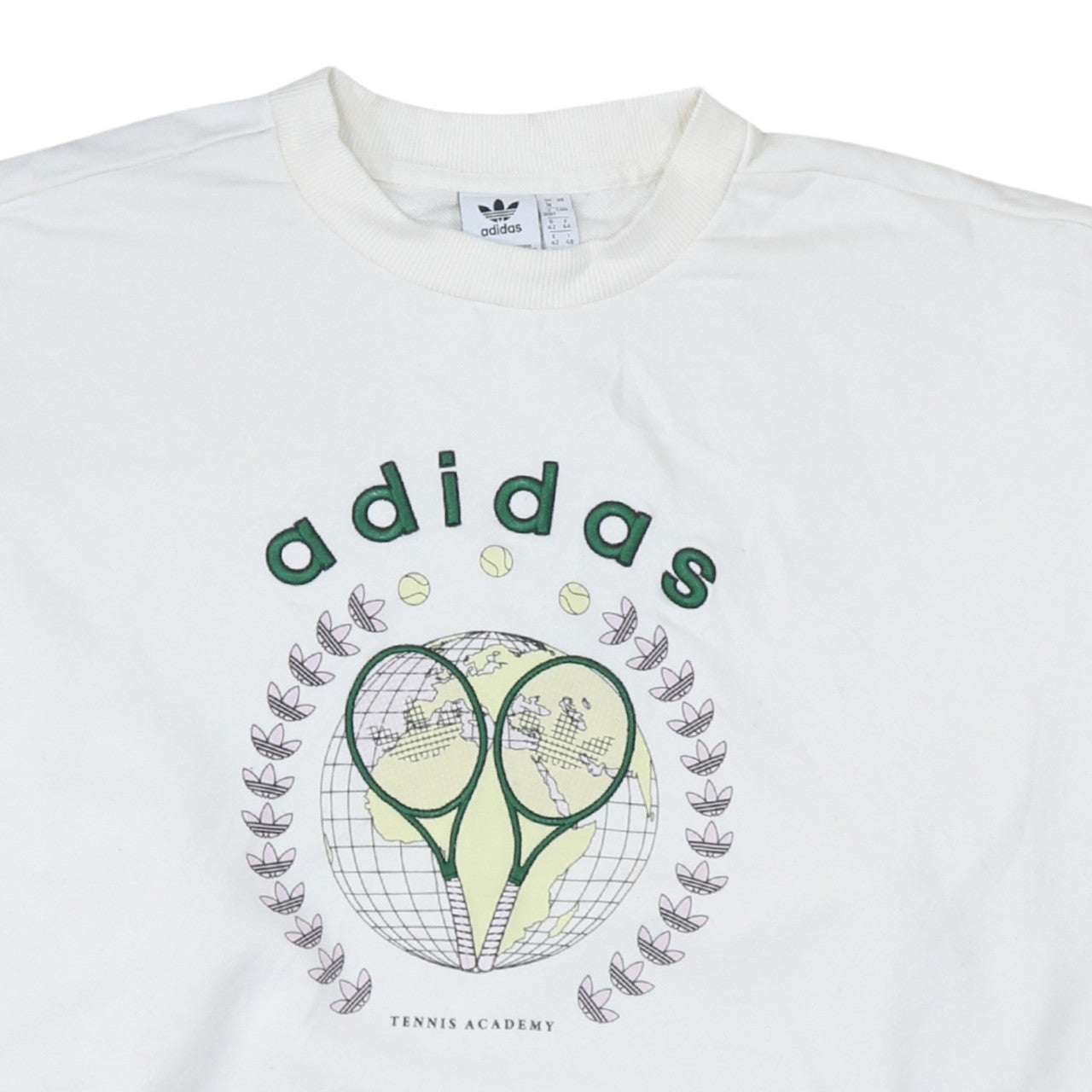 Adidas Women White Tennis Academy Pullover Sweatshirt UK 16