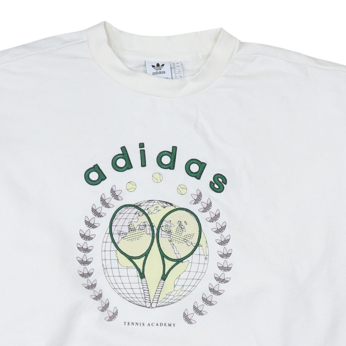 Adidas Women White Tennis Academy Pullover Sweatshirt UK 16