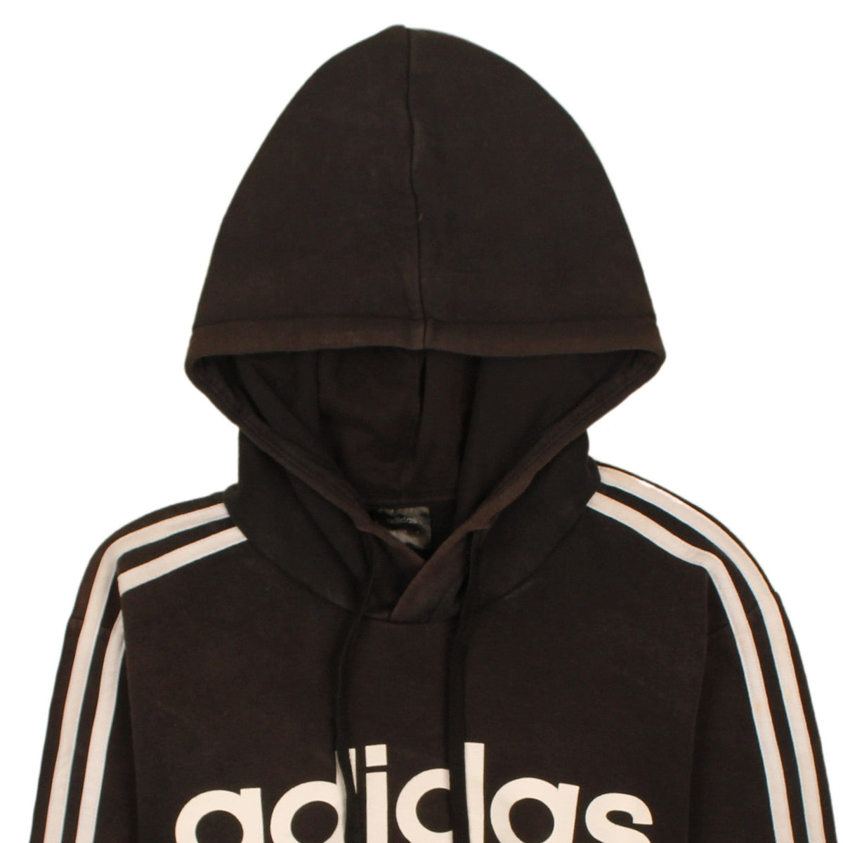 Adidas Men's Black Pullover Hoodie Small Logo Fleece Sportswear