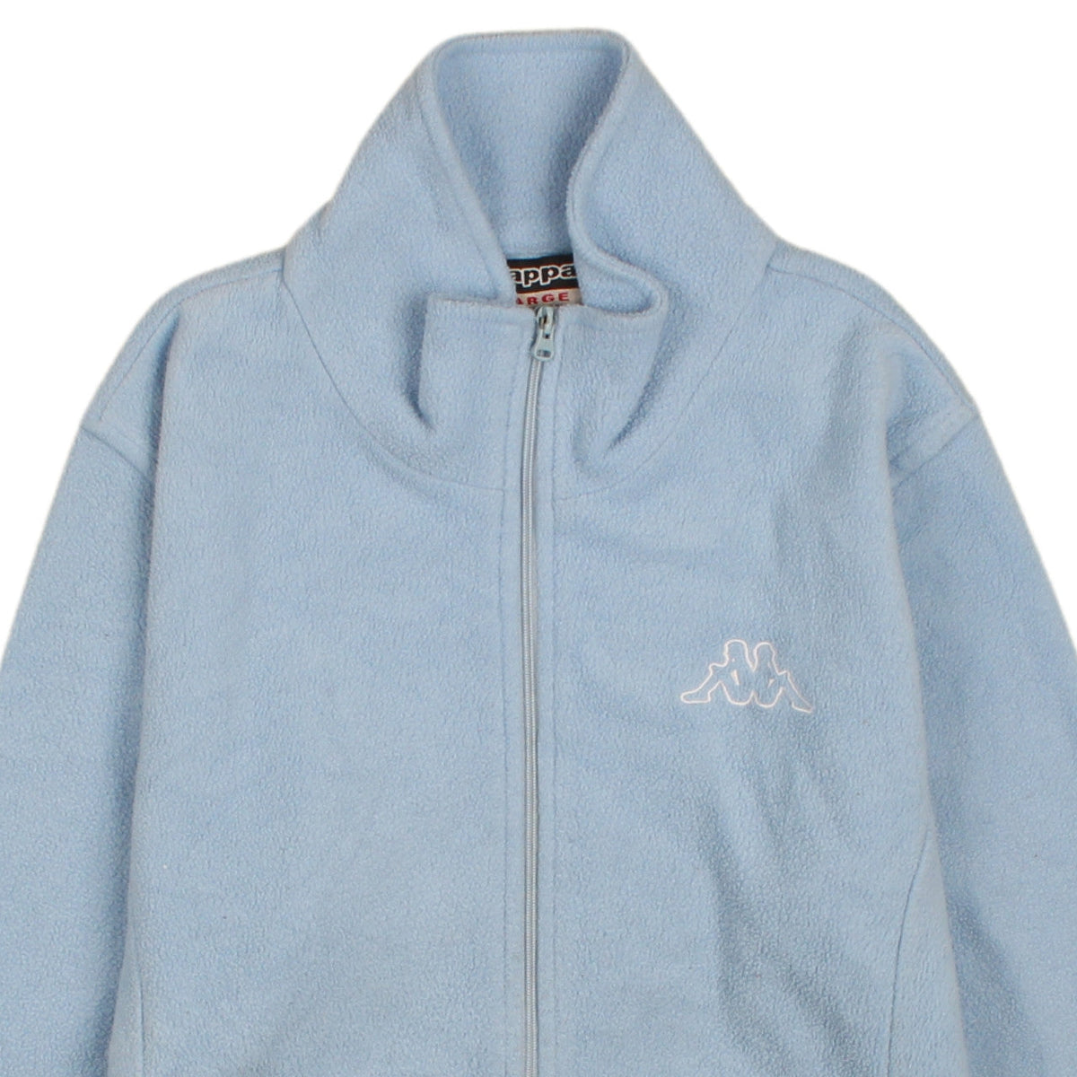 Kappa Women Blue Fleece Full Zip Jacket Size L