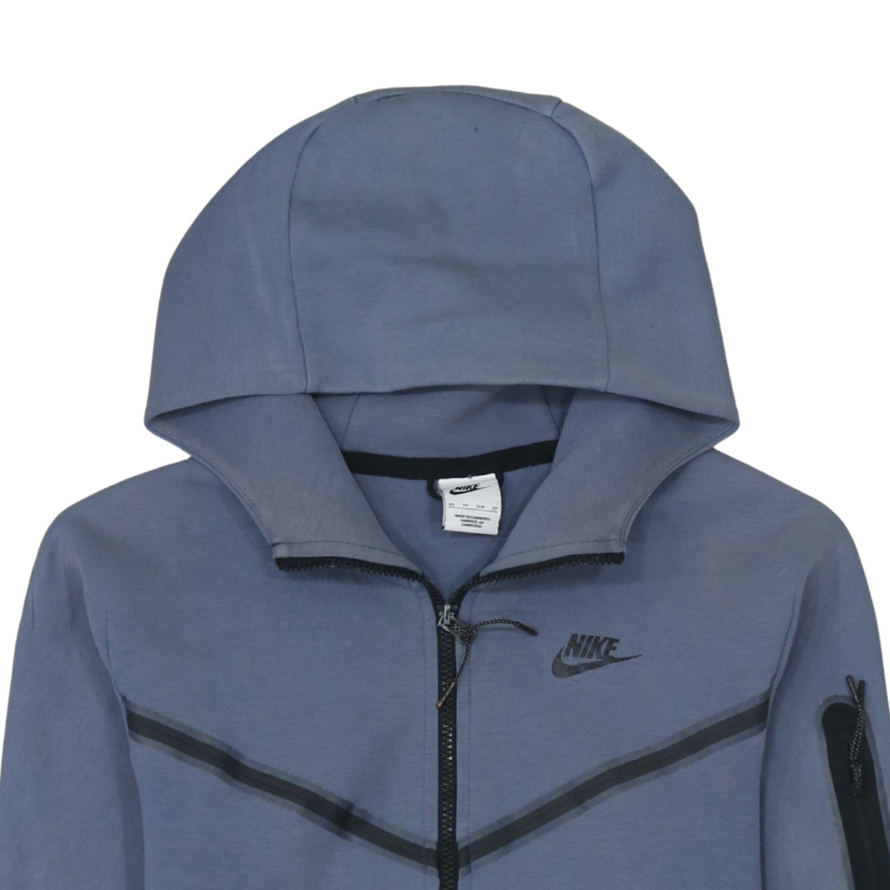 Nike Men's Blue Full Zip Hooded Sweatshirt XS