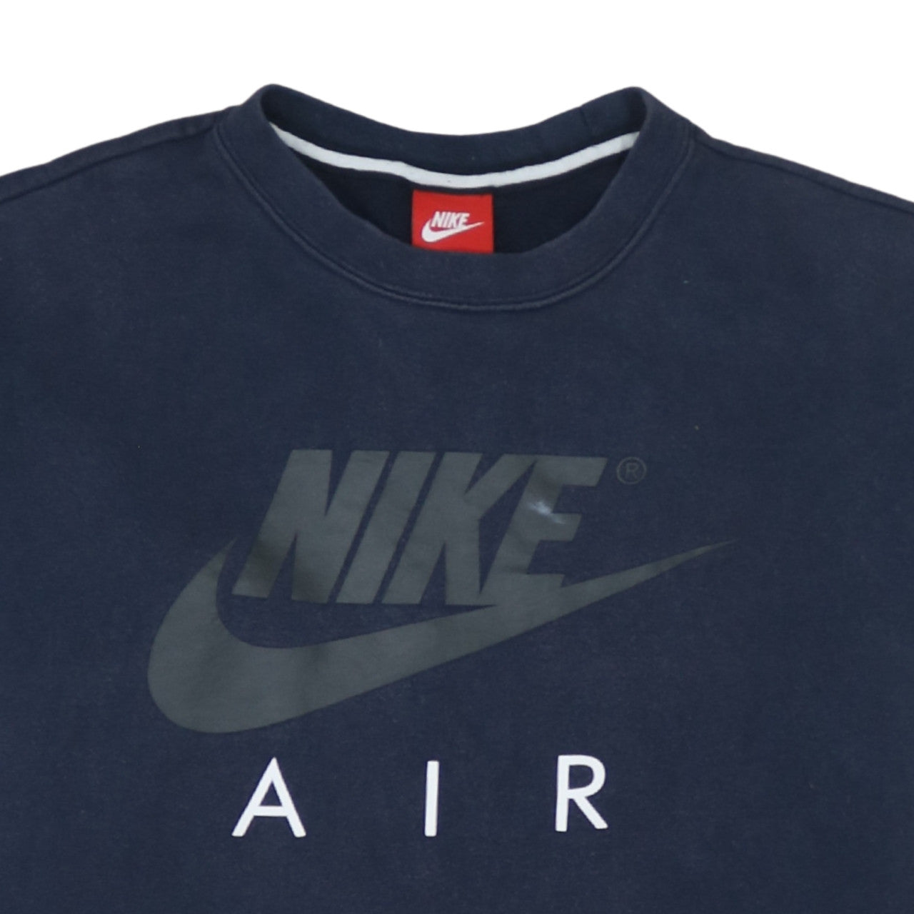 Nike Men’s Blue Air Logo Crew Neck Pullover Sweatshirt Size S