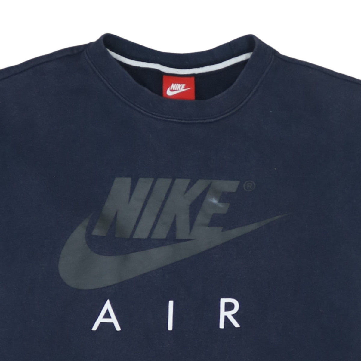 Nike Men’s Blue Air Logo Crew Neck Pullover Sweatshirt Size S