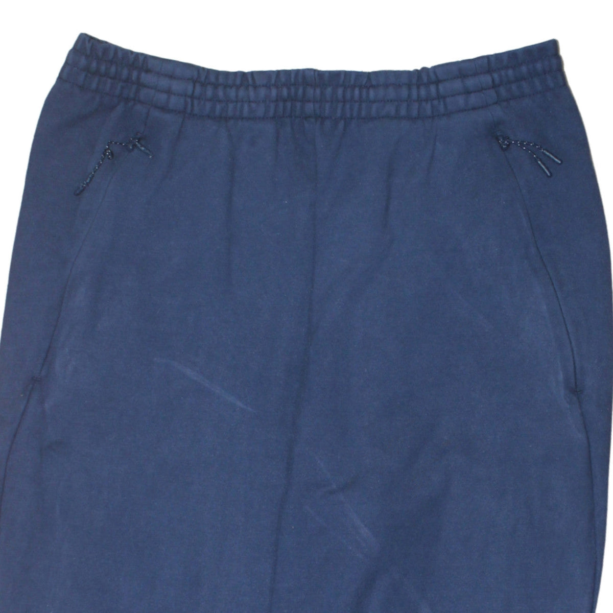 Adidas Men's Blue Jogger Trousers M Regular Fit Cotton Blend