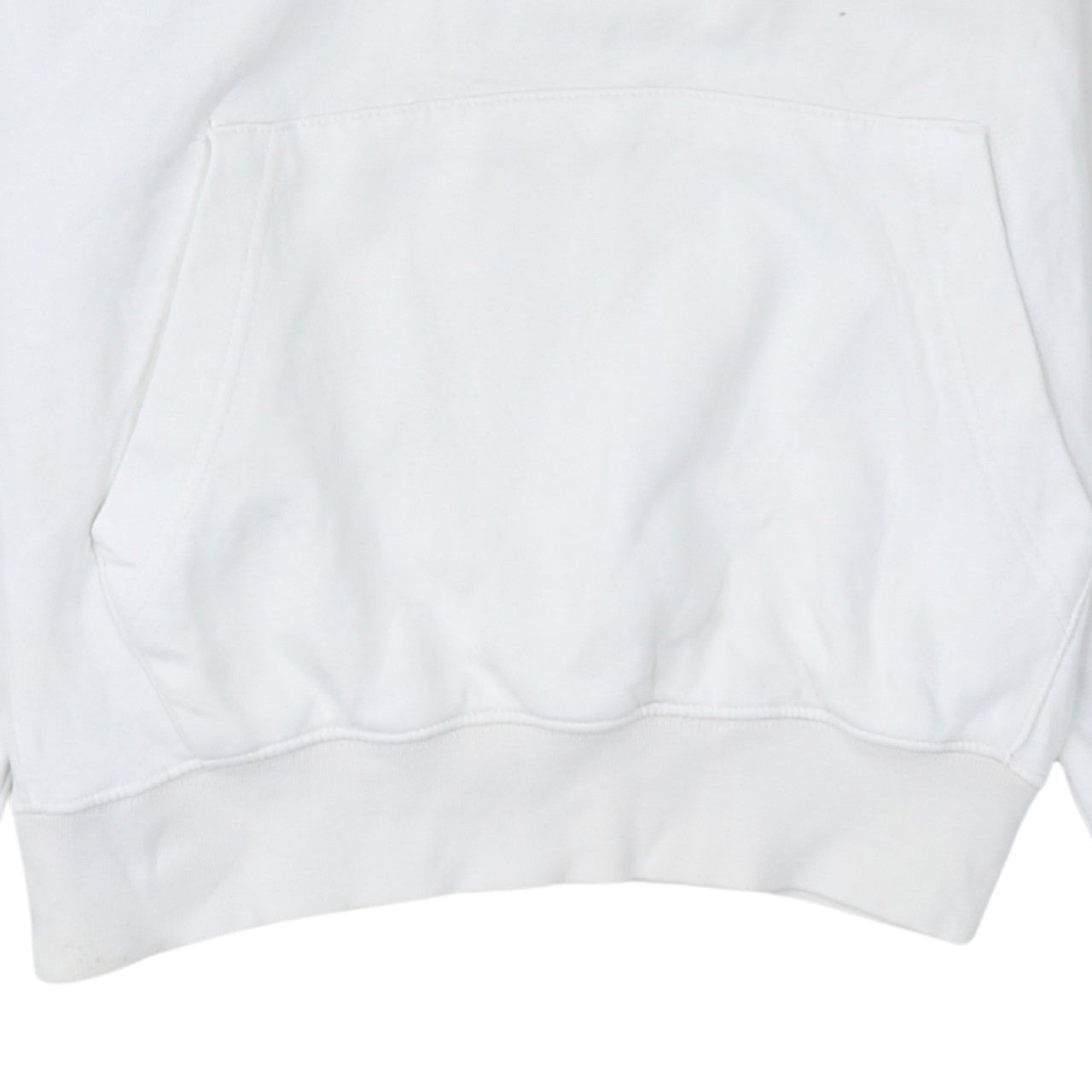 Nike Men’s White Pullover Hoodie Small Graphic Logo Fleece