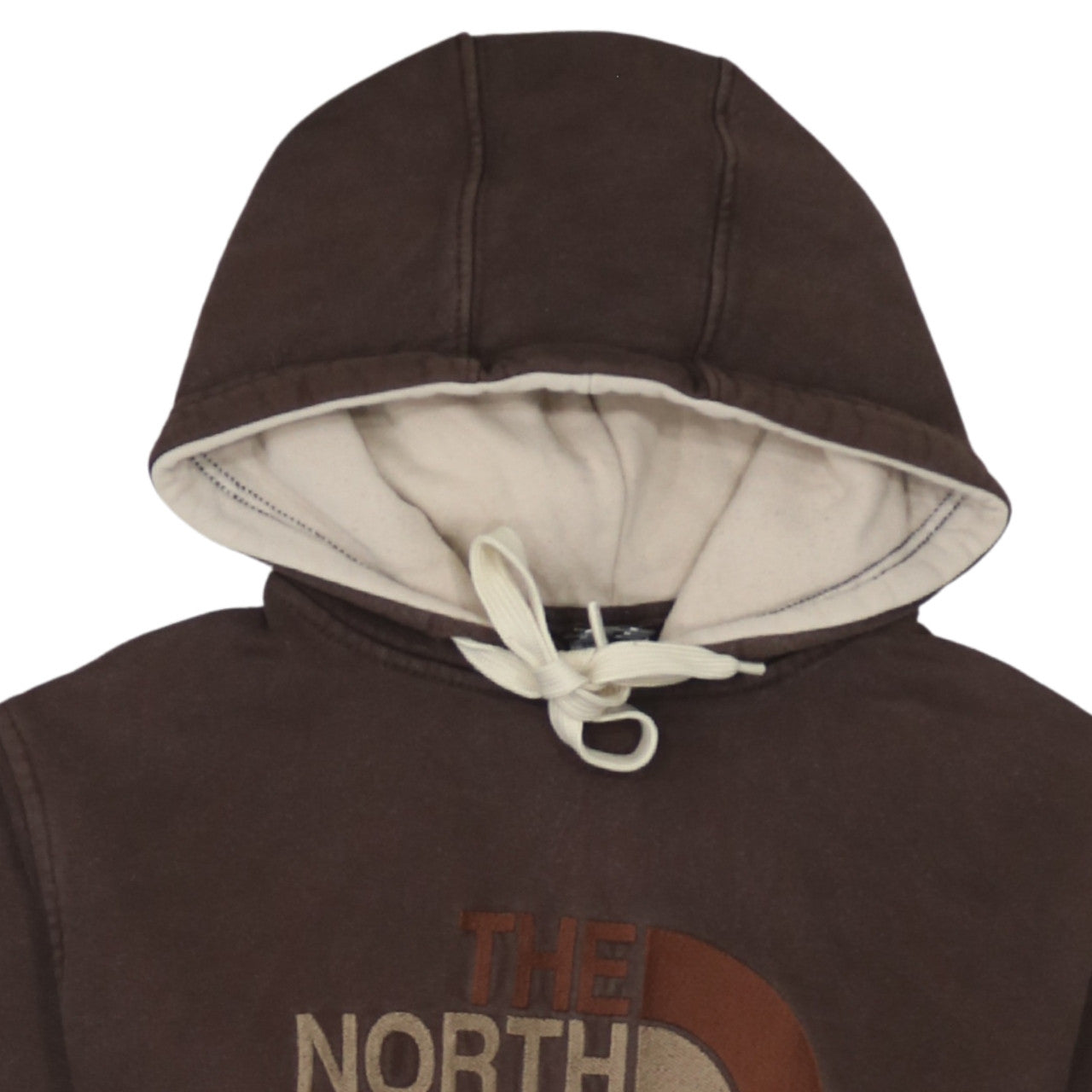 The North Face Men's Brown Pullover Hoodie Size S Cotton Sweatshirt