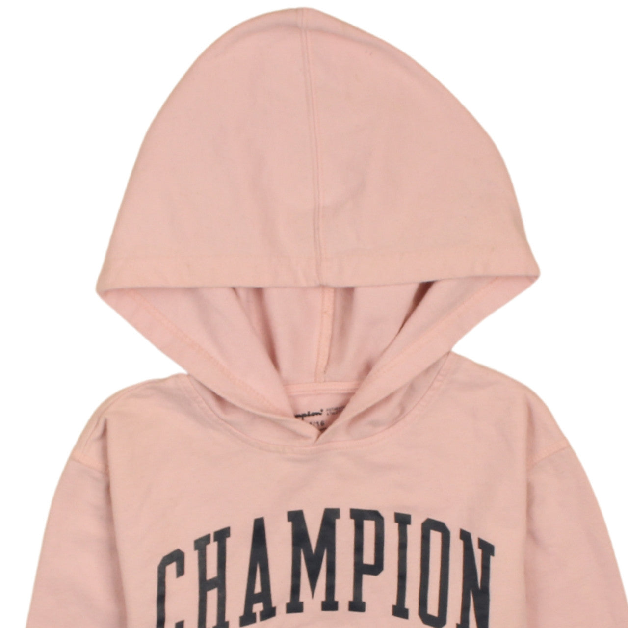 Champion Teens Pink Pullover Hoodie Size 14 Logo Graphic Sweatshirt