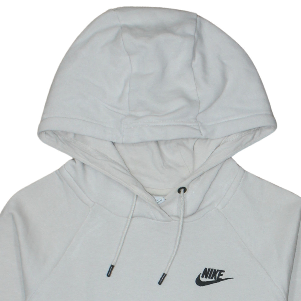 Nike Men's Beige Pullover Hoodie XS Fleece Logo Sweatshirt