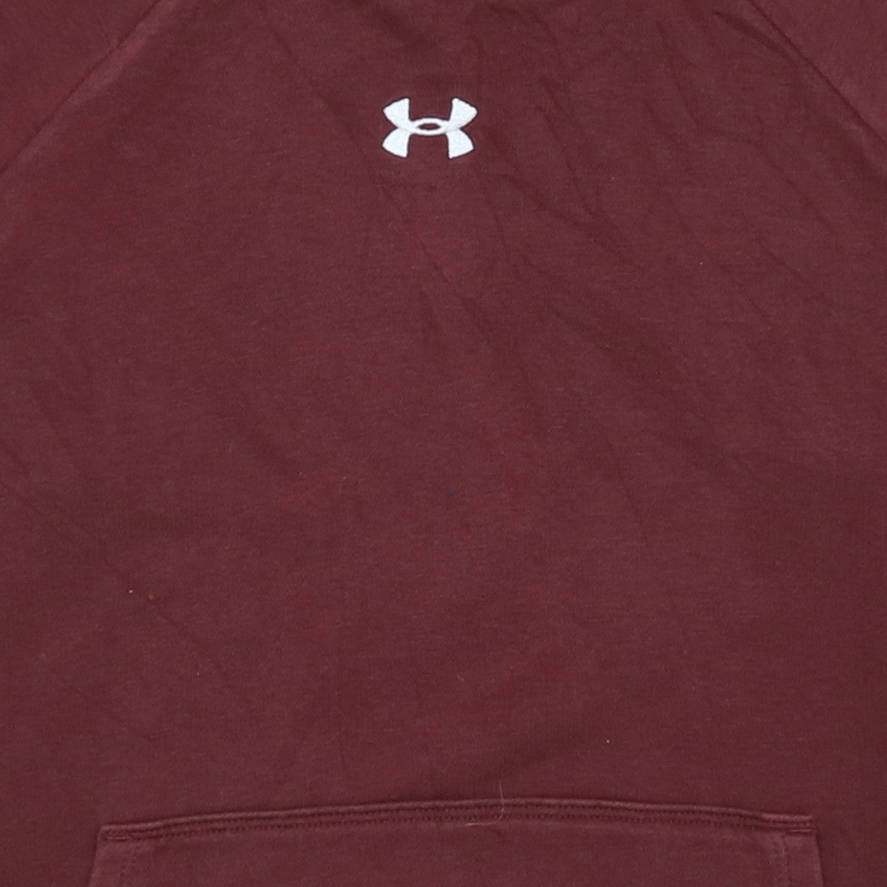 Under Armour Men’s Red Pullover Hoodie Small Relaxed Fit
