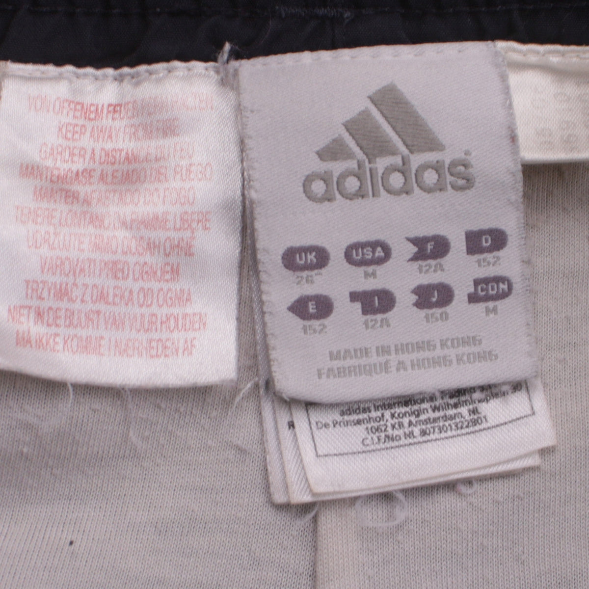 Adidas Boys Black M Track Pants Elastic Waist Jogger Style Activewear