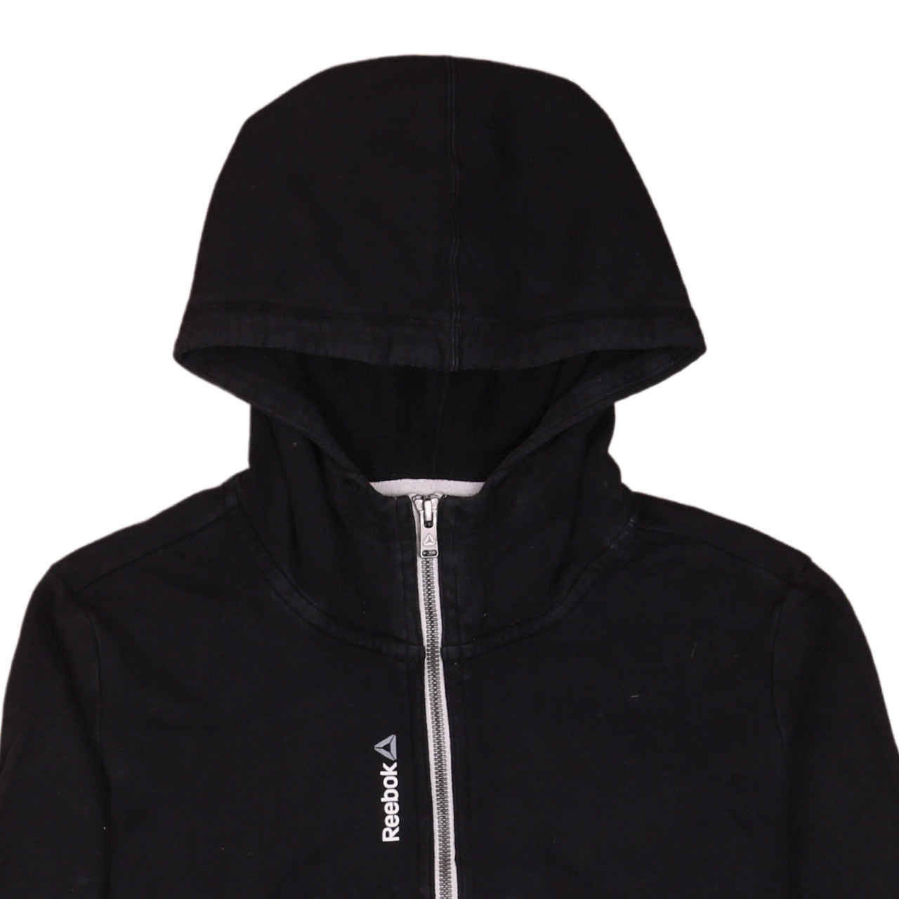 Reebok Men's Black Full Zip Hoodie Size M Sports Fleece Jacket