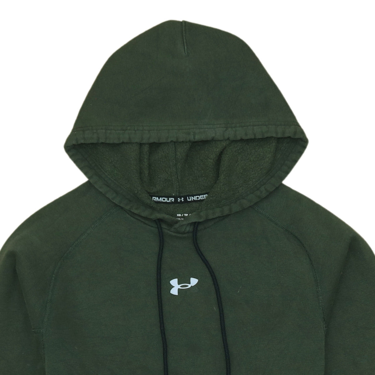 Under Armour Men's Green XS Pullover Hoodie ColdGear Fleece