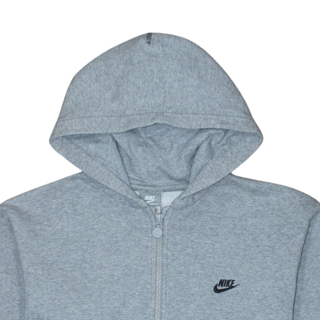 Nike Boys Grey XL Full Zip Fleece Hoodie Sweatshirt