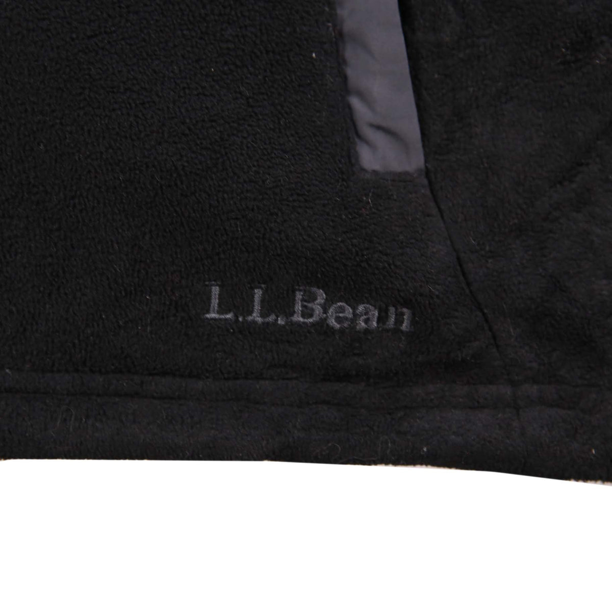 L.L. Bean Men's Black S Fleece Outdoor Full Zip Jacket