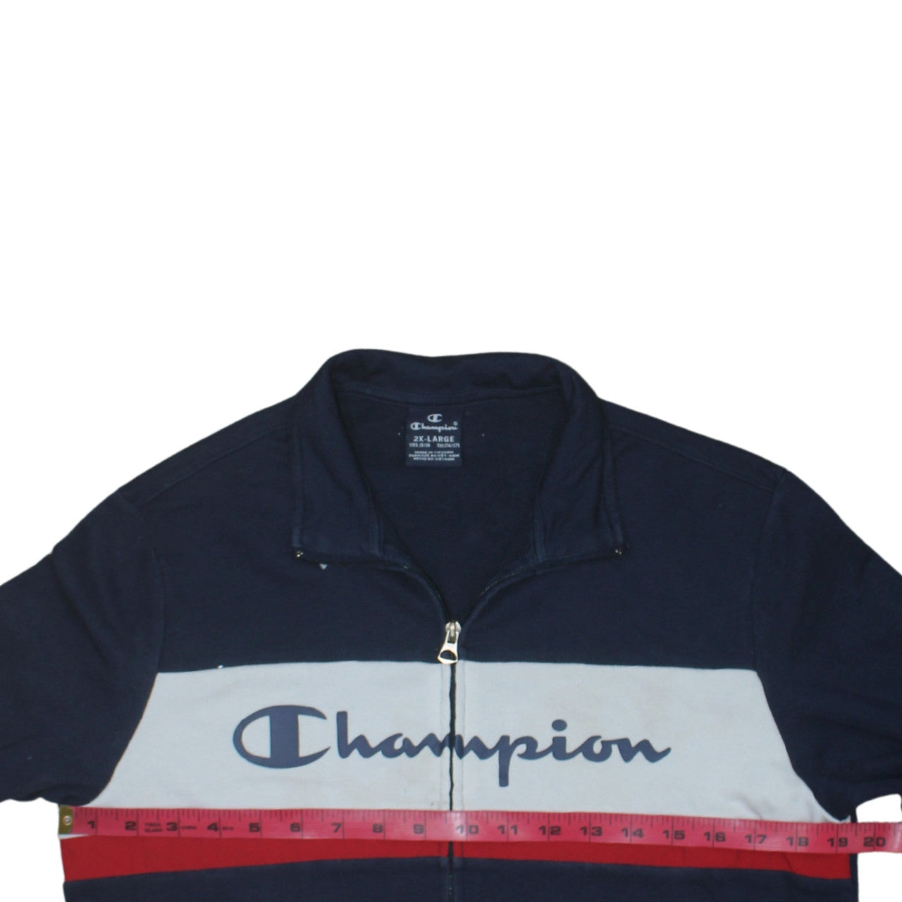 Champion Boys Blue Full Zip Colourblock Sweatshirt 15-16 Years