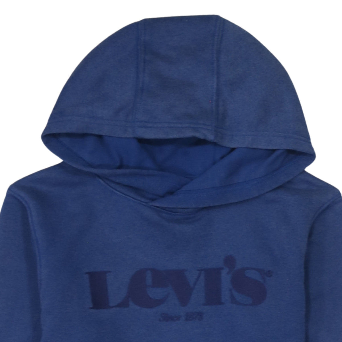 Levi's Boys Blue Pullover Hoodie 14 Years Cotton Blend Logo Design