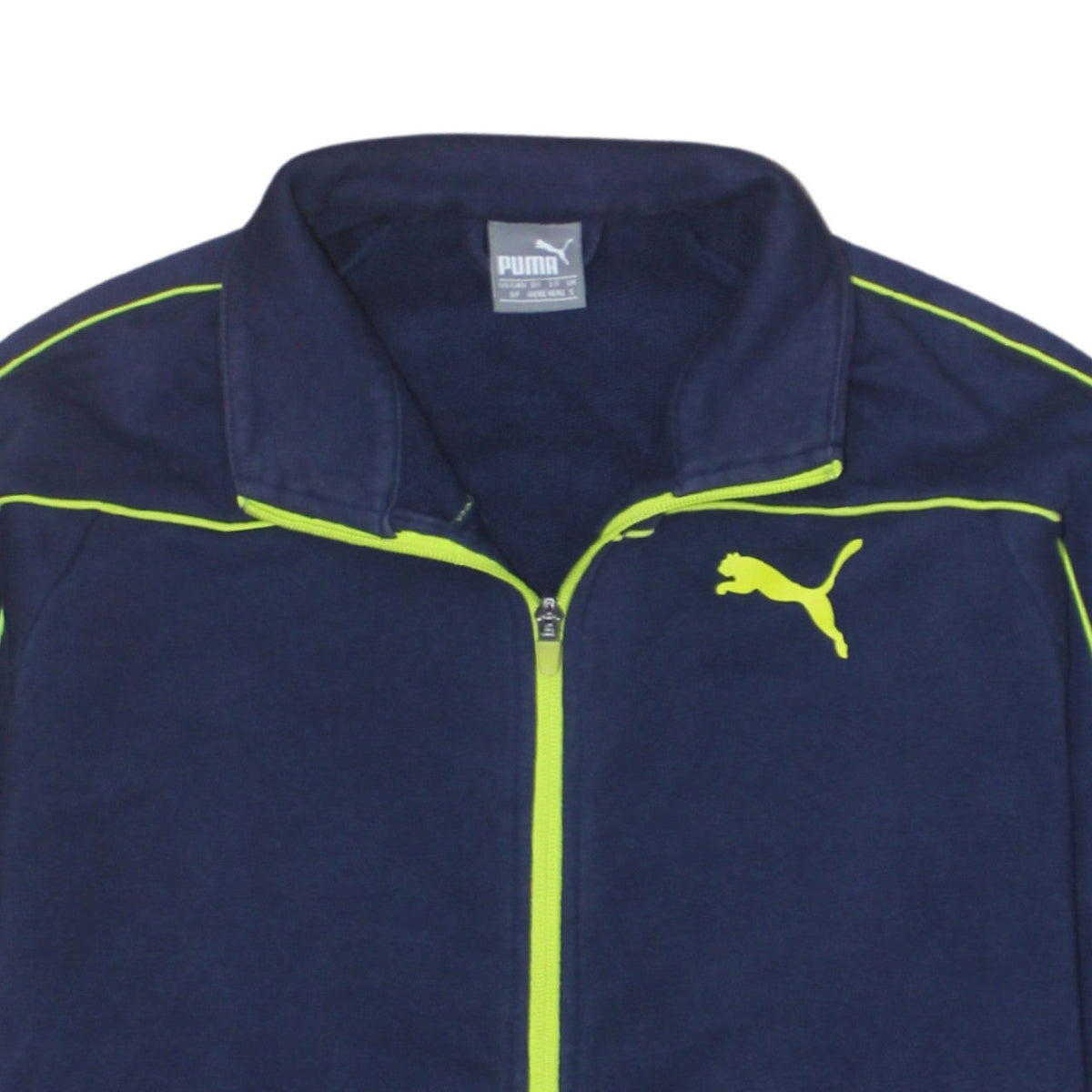 Puma Men's Blue Full Zip Sweatshirt Size S Sportswear Jacket
