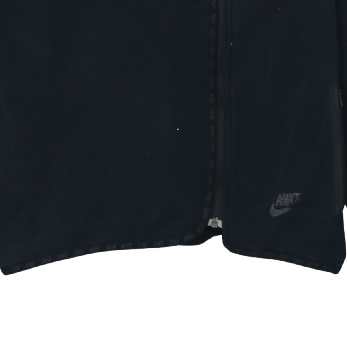 Nike Women's Black Small Full Zip Hoodie Cotton Blend