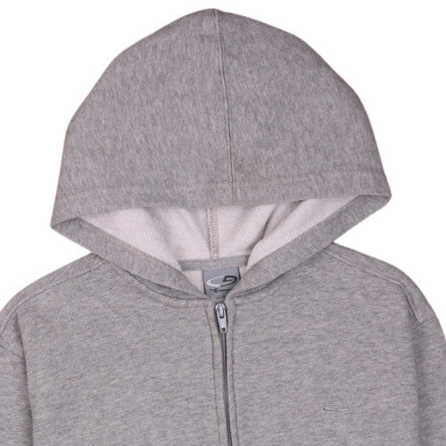Champion Men's Grey Full Zip Hoodie Size L Hooded Sweatshirt