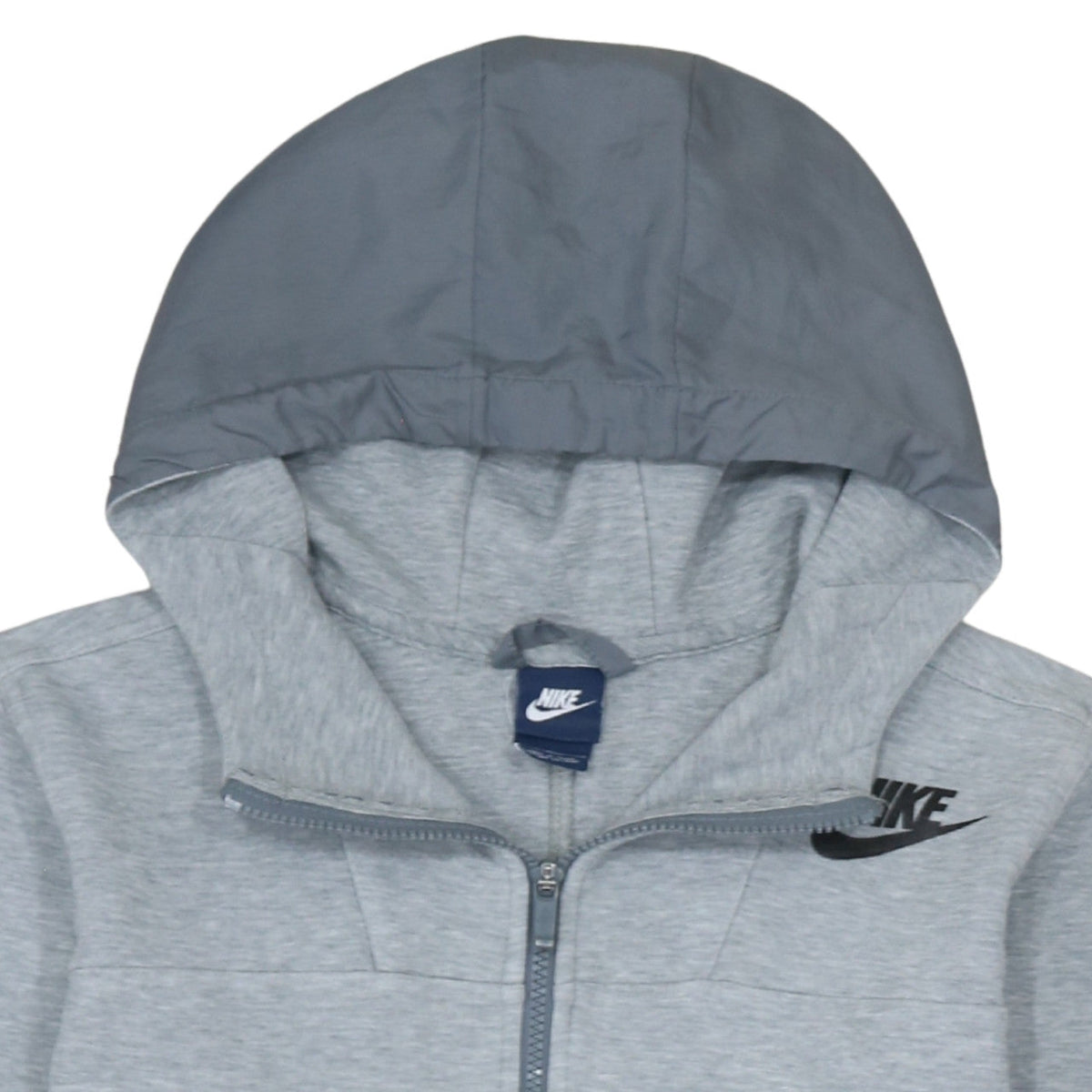 Nike Men’s Grey Full Zip Hoodie Size S Regular Fit