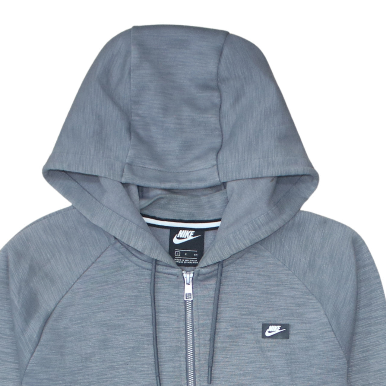 Nike Men’s Grey Full Zip Hoodie Small Regular Fit
