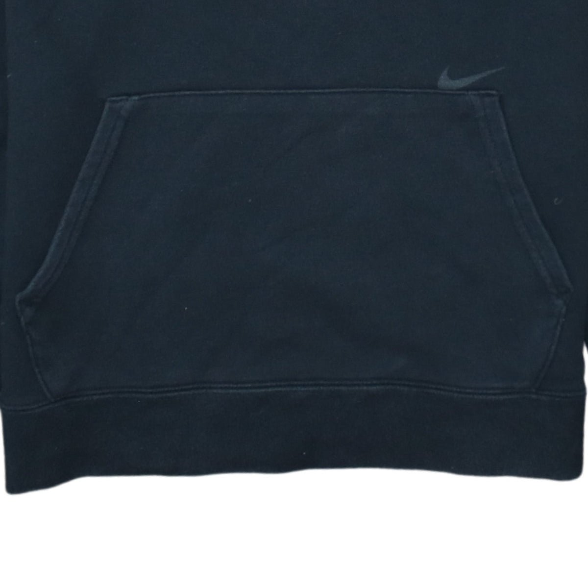 Nike Boys Black XL Pullover Hoodie with White Logo and Kangaroo Pocket