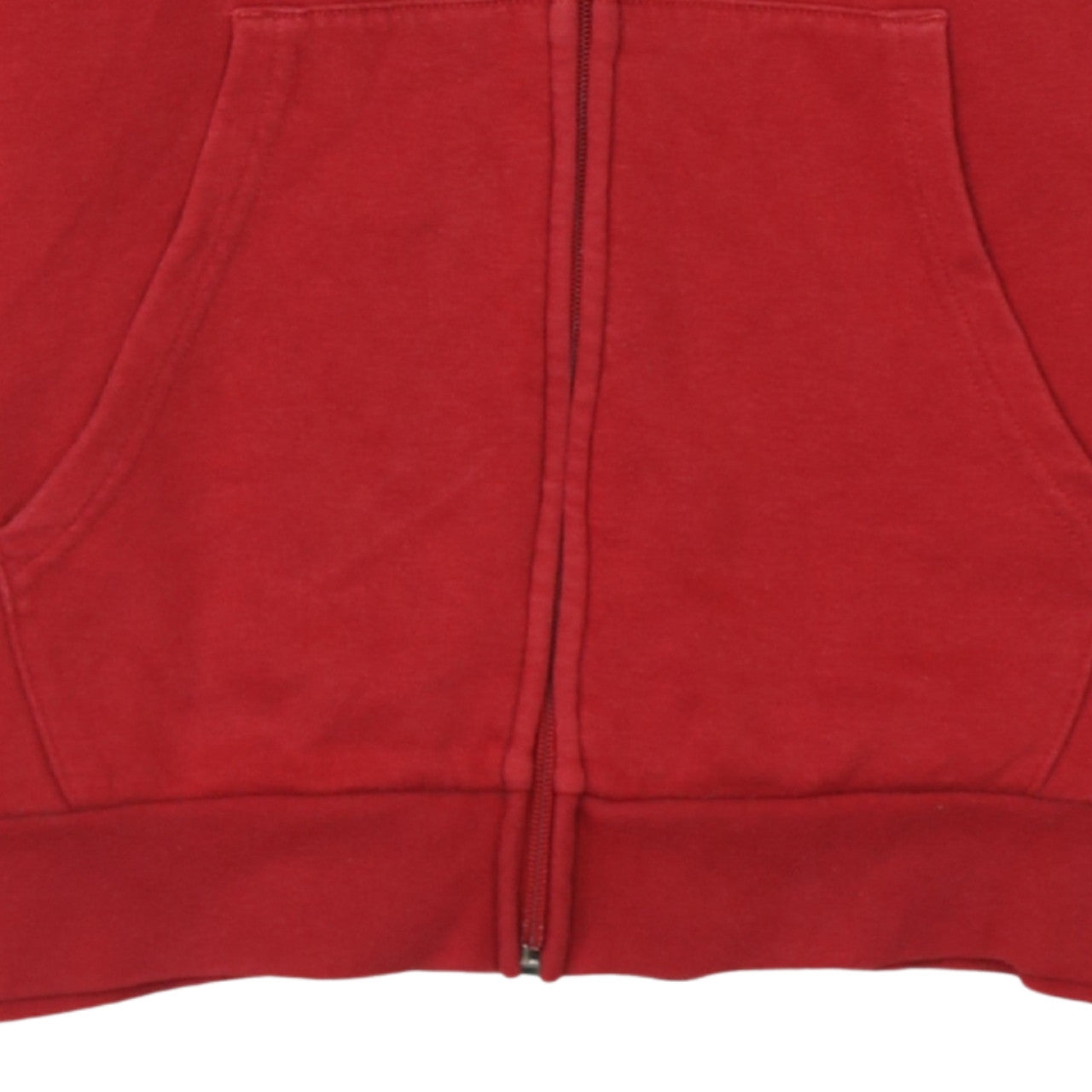 Champion Boys Navy Red Full Zip Hoodie Size 15-16 Years Cotton Blend