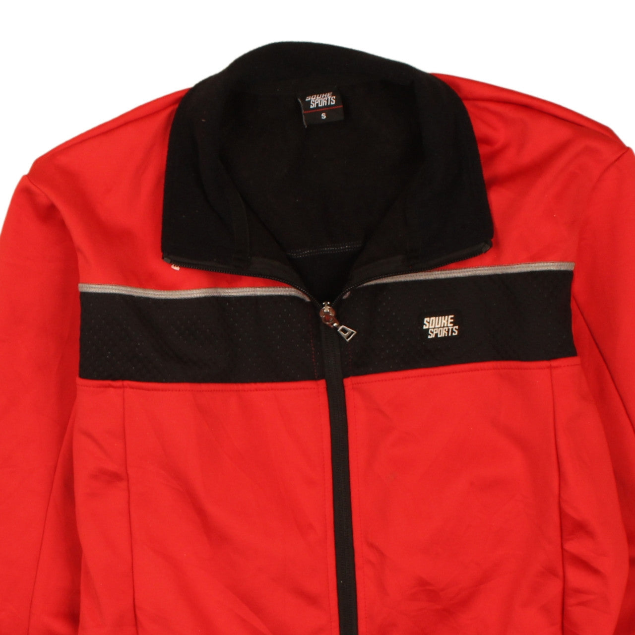 Souke Sports Men's Red Softshell Windbreaker Jacket Size S
