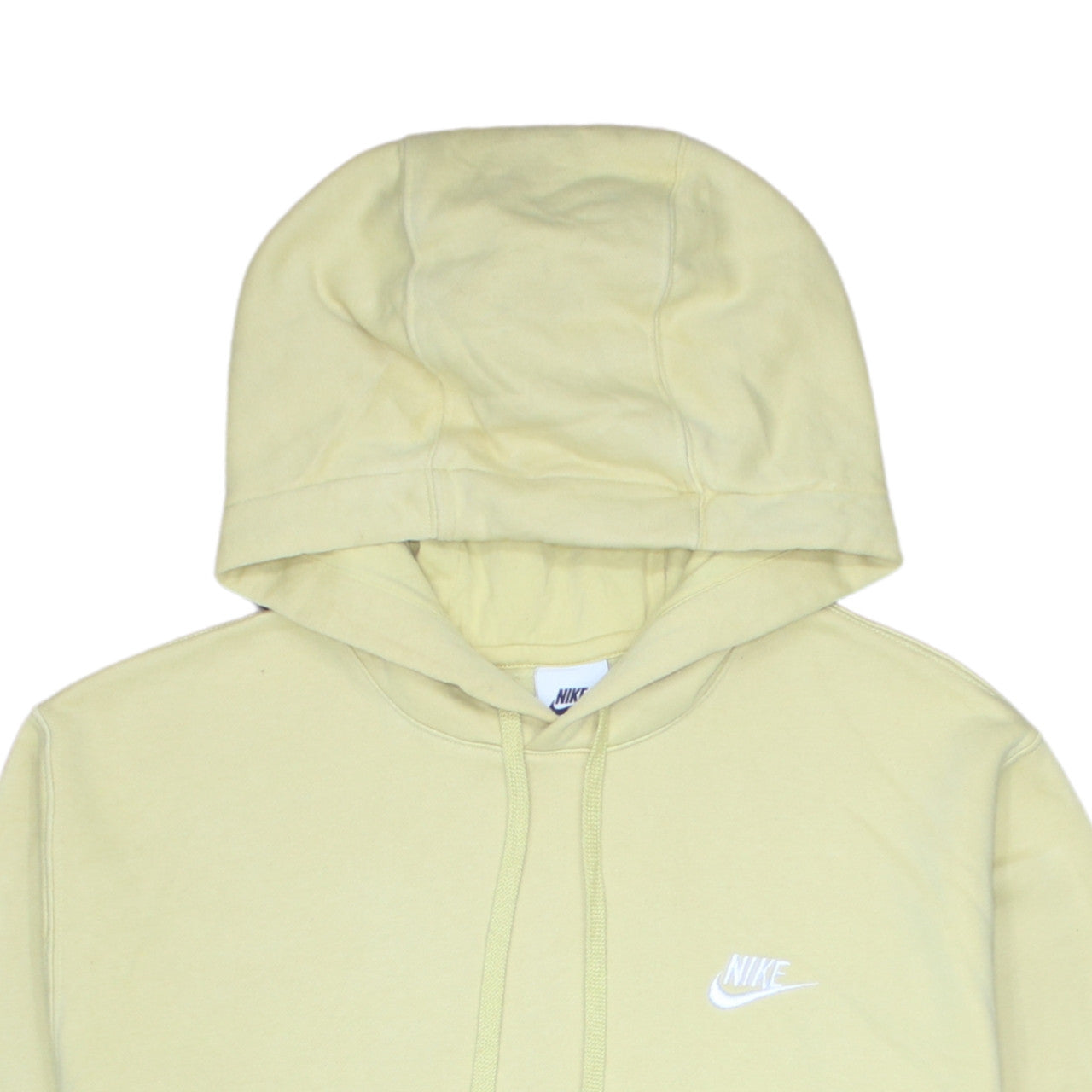 Nike Men's Beige Pullover Hoodie Medium Fleece Regular Fit