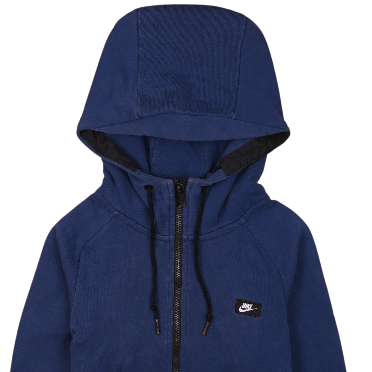Nike Men's Blue Full Zip Hoodie XS Regular Fit Fleece Sweatshirt