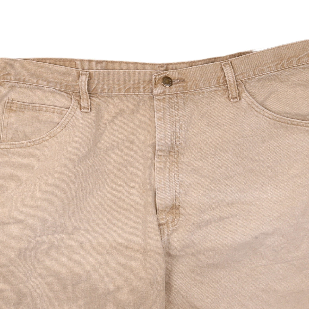 Wrangler Men Beige Relaxed Fit Chino Shorts Size XL (40) Casual