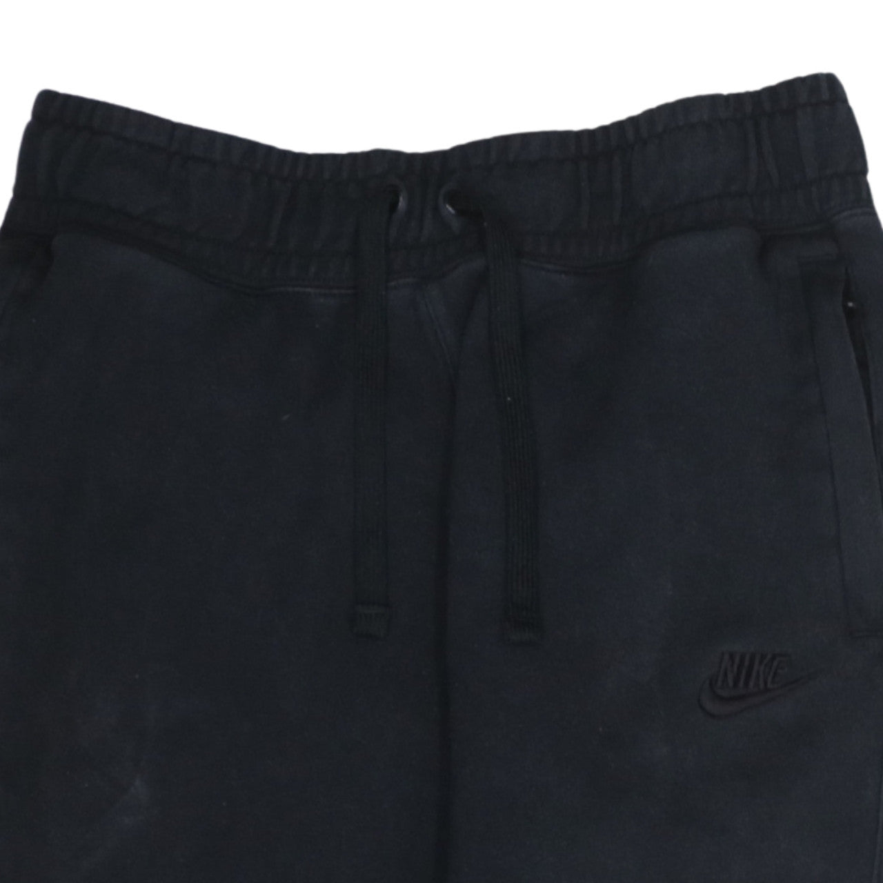 Nike Men's Black Jogger Sweatpants Small Logo Tapered Fit