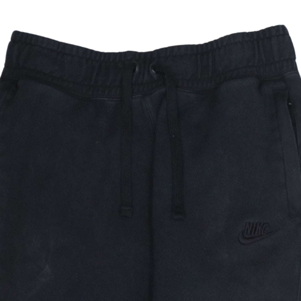 Nike Men's Black Jogger Sweatpants Small Logo Tapered Fit