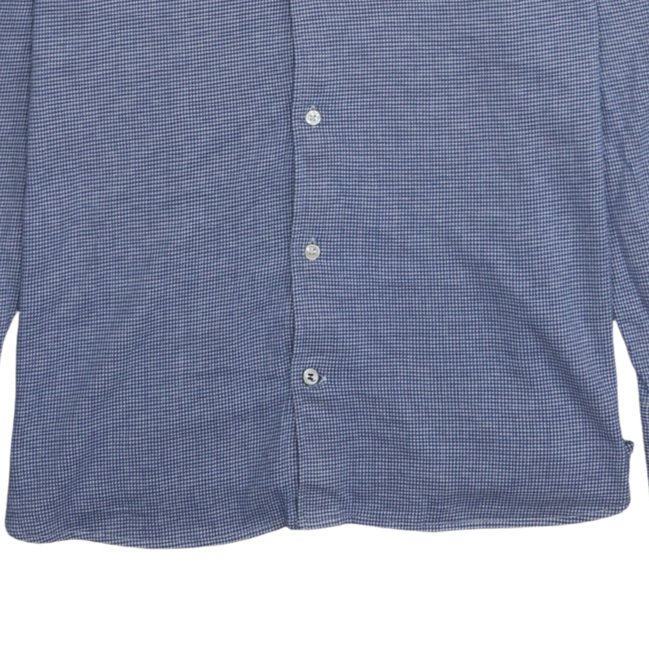 Tommy Hilfiger Men's Blue Slim Fit Long Sleeve Button-Up Shirt Size M