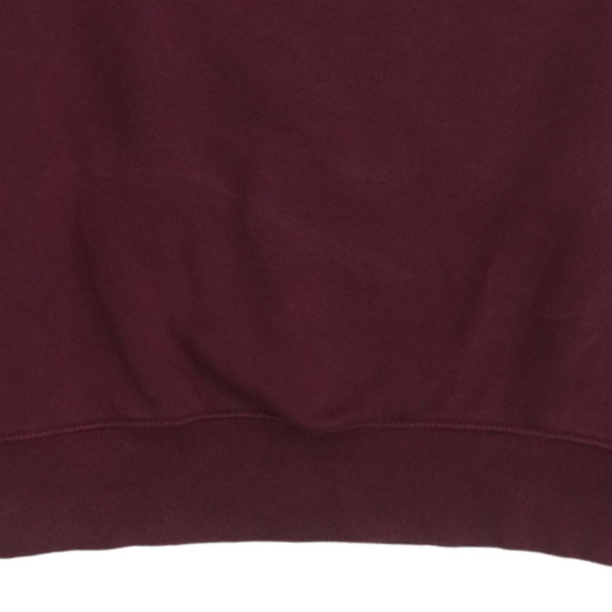 Nike Men Red Crew Neck Long Sleeve Fleece Sweatshirt Size S