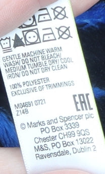 Marks & Spencer Boys Black Fleece PlayStation Hooded Robe 11-12 Years