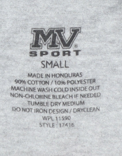 MV Sport Women's Grey U.S. Naval Academy Graphic T-Shirt Size Small
