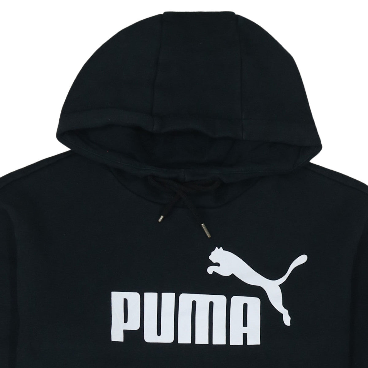 Puma Men's Black Pullover Hoodie L Graphic Sports Fleece