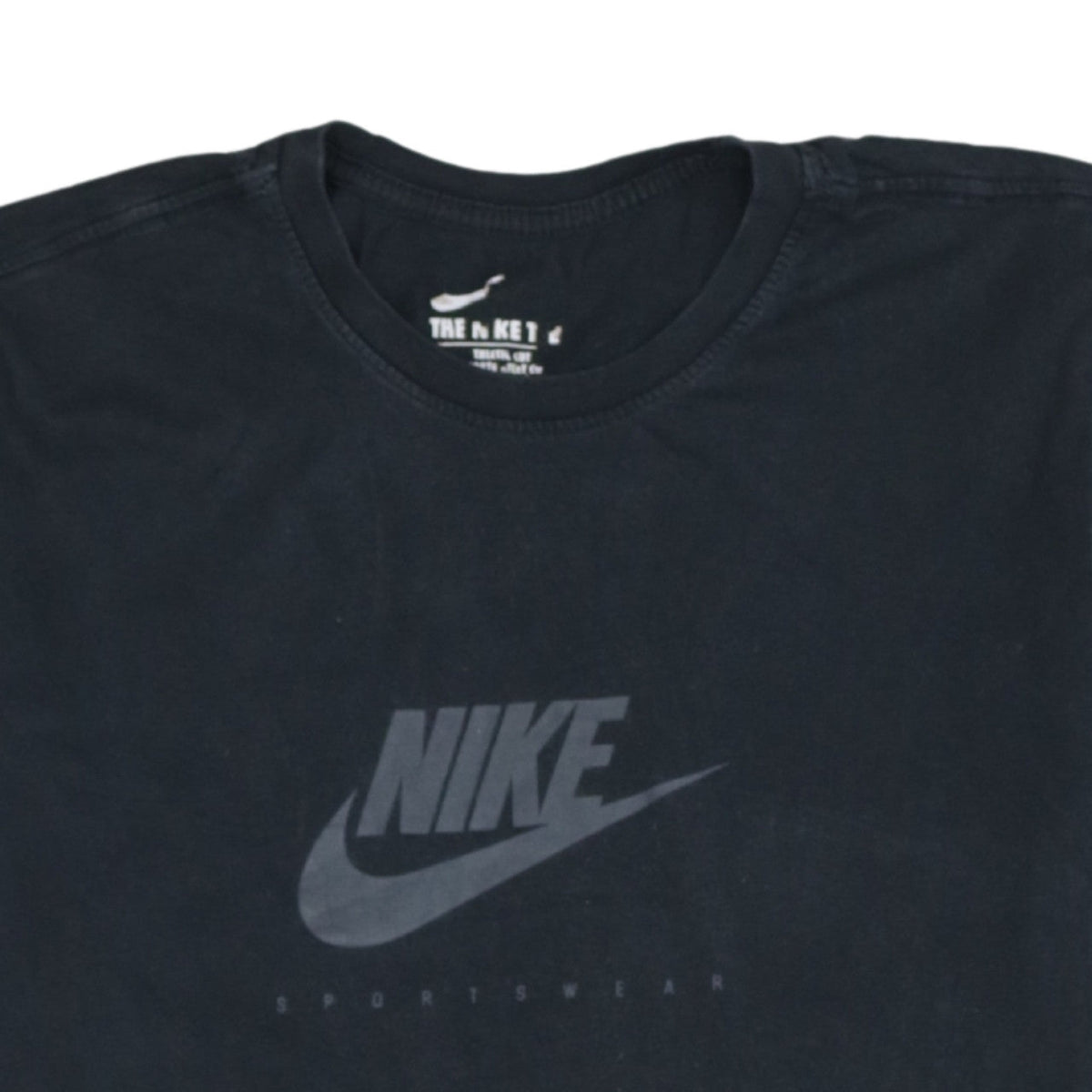 Nike Men's Black Crew Neck Athletic Fit T-Shirt Size M