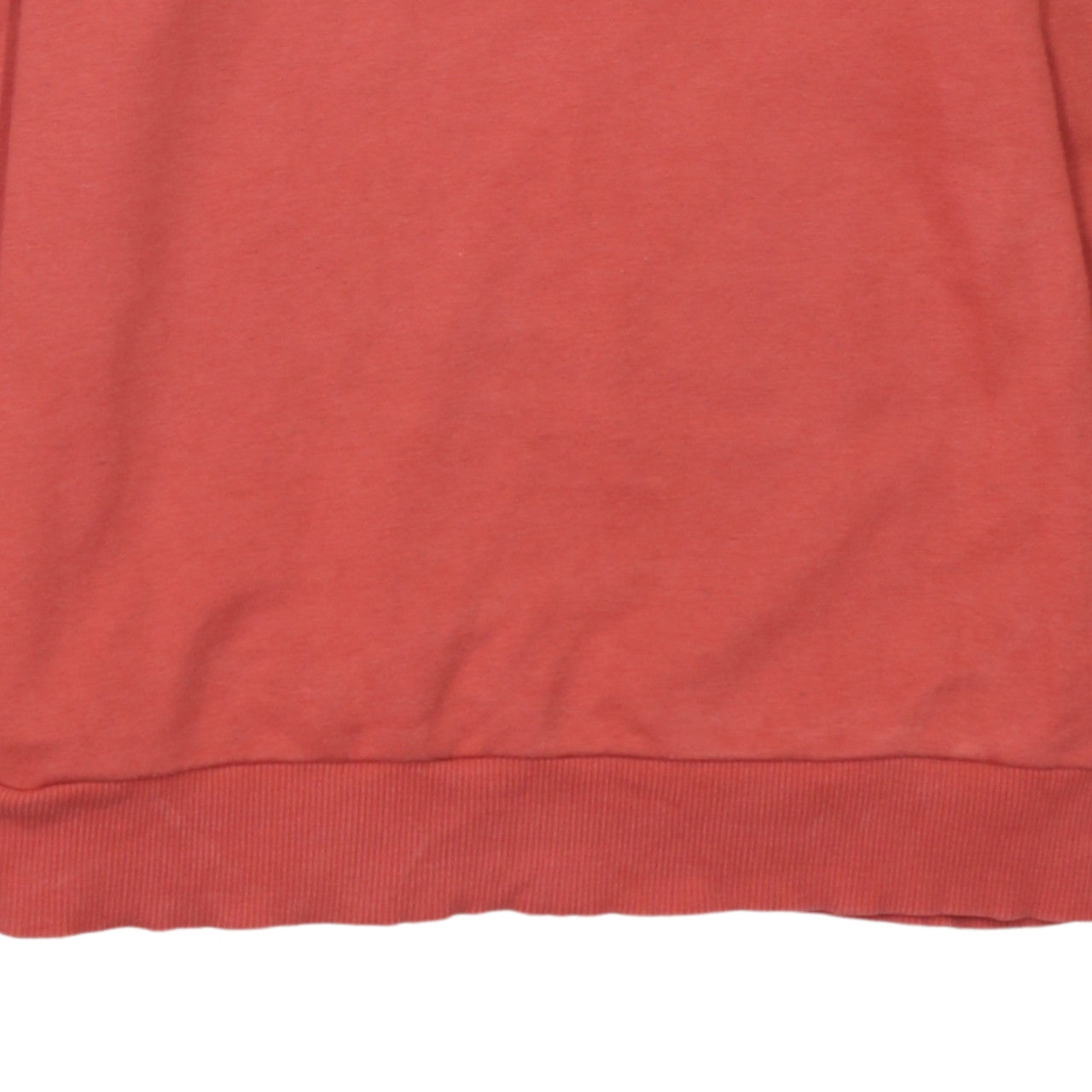 Adidas Womens Coral Pink Hoodie Size 12-14 Medium Pullover Hooded Sweatshirt
