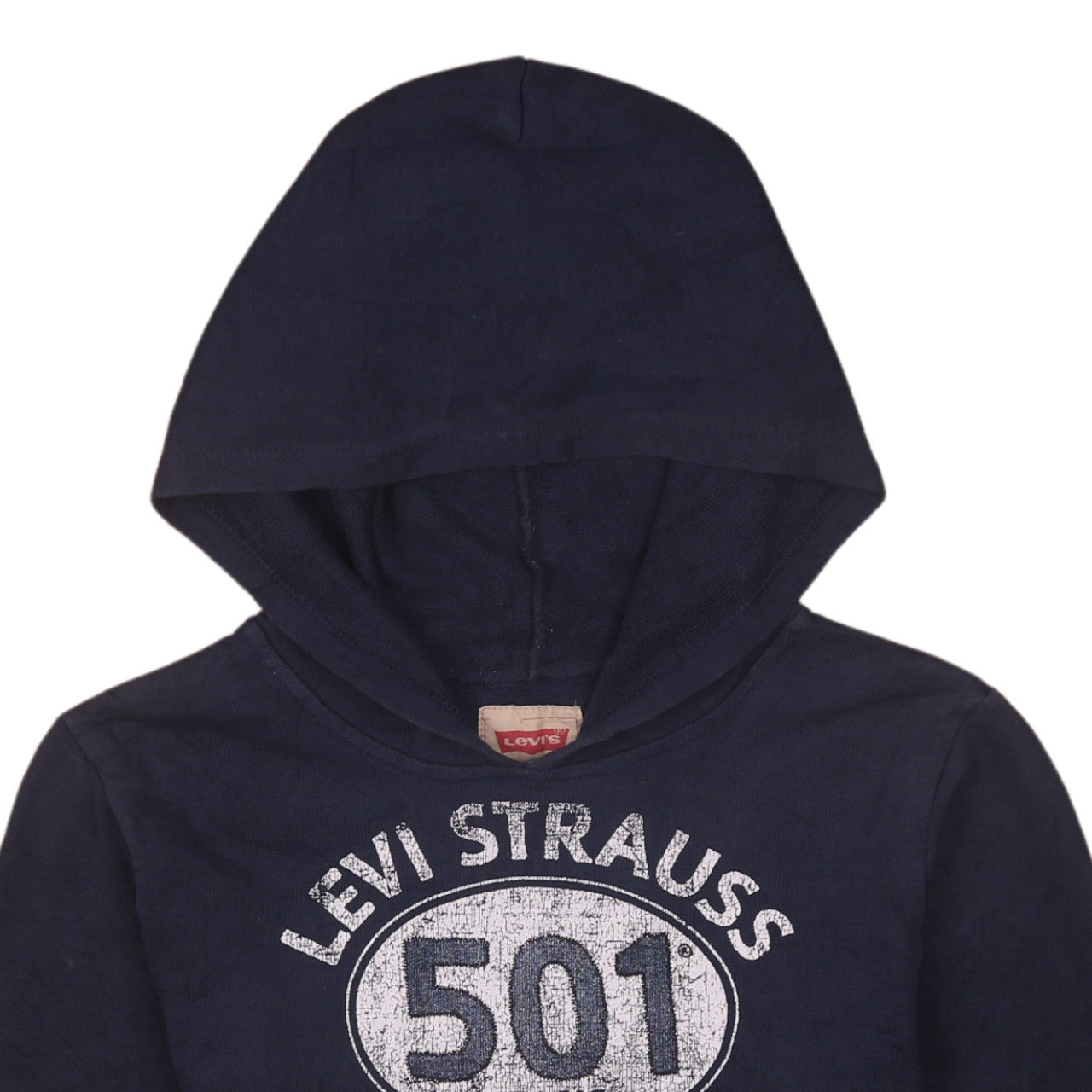 Levi's Boys Blue Graphic Pullover Hoodie Size 12 Years