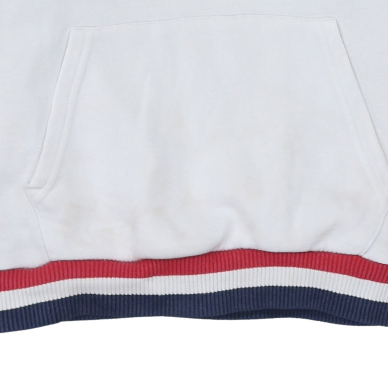Fila Men's White Pullover Hoodie S Logo Graphic Cotton Blend