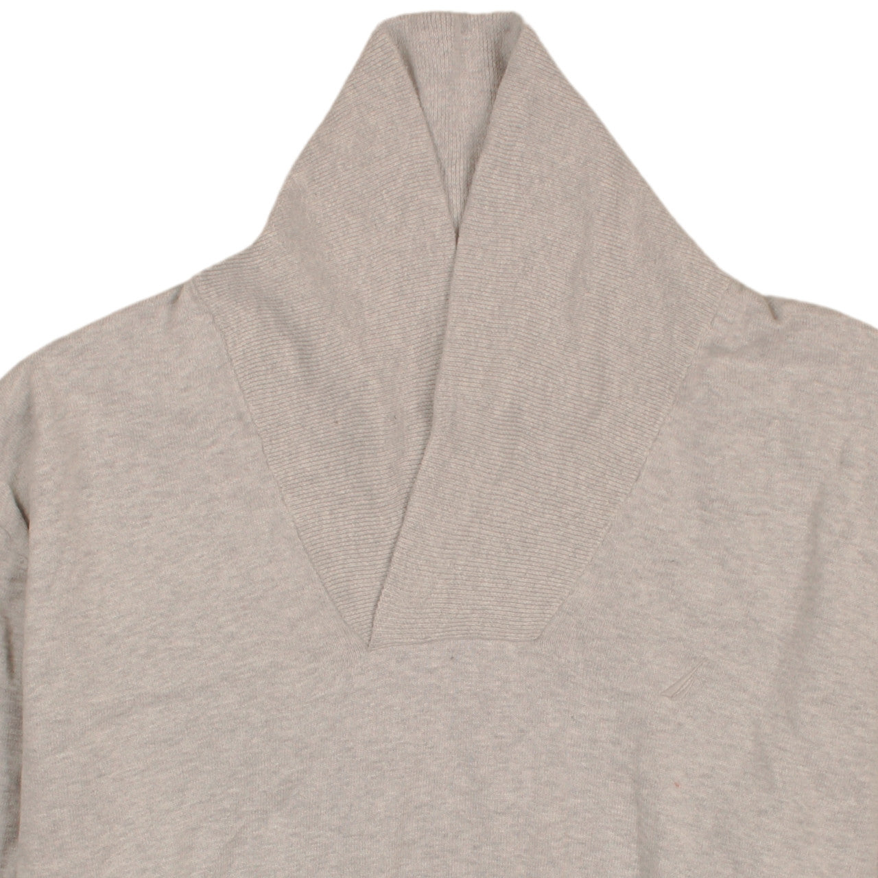 Nautica Men's Beige 2XL Cotton V-Neck Pullover Jumper