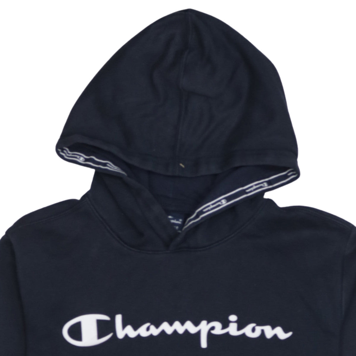 Champion Boys Black Hoodie 2XL 15-16 Years Pullover Fleece Sweatshirt
